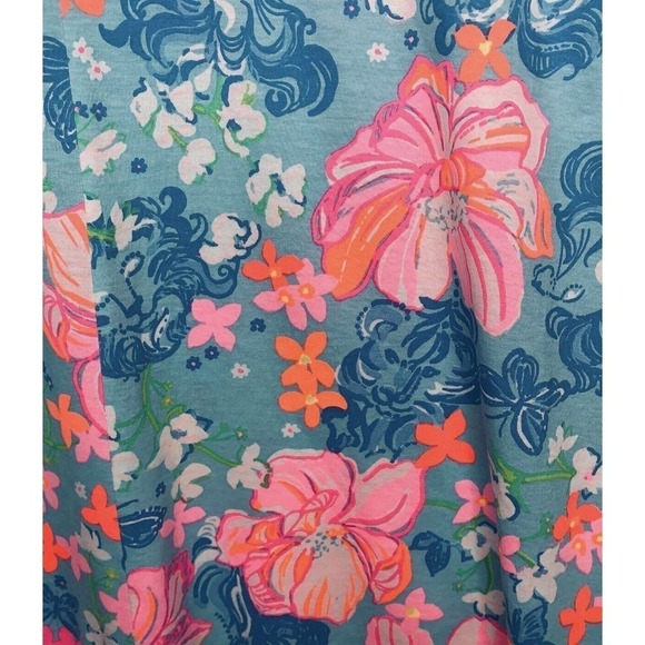 Lilly Pulitzer Alessa Swing Dress Size Small Surf Blue Luscious Lions $108 - Picture 15 of 15